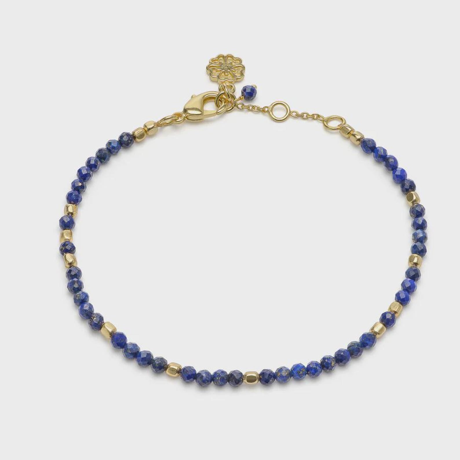 Gold Plated Gemstone Bracelet, Adjustable Beaded Design with Vibrant Colors